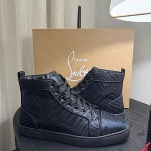 Christian Louboutin Louis Orlato High-Top Black/Navy